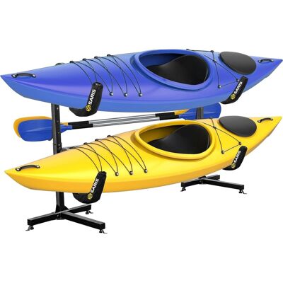 Saris - Kayak Storage Rack, Freestanding Kayak Rack for Two-Kayak, SUP, Canoe & Paddleboard - Multi Saris - Kayak Storage Rack, Freestanding Kayak Rack for Two-Kayak, SUP, Canoe & Paddleboard - Multi