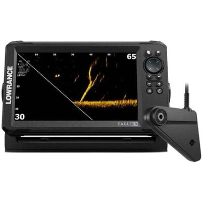 Lowrance - Eagle Eye Transducer with Live Sonar, 9" IPS screen, C-MAP - Black Lowrance - Eagle Eye Transducer with Live Sonar, 9" IPS screen, C-MAP - Black