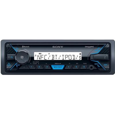Sony - MARINE In-Dash Digital Media Receiver with Bluetooth - Satellite Radio - Black Sony - MARINE In-Dash Digital Media Receiver with Bluetooth - Satellite Radio - Black