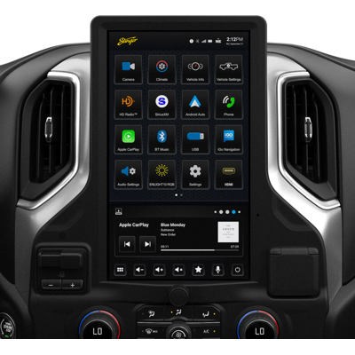 Stinger - 12.8" Android Auto/Apple CarPlay Bluetooth Digital Media Receiver for 2019-2023 Chevrolet Silverado/GMC Sierra Vehicles - Black Stinger - 12.8" Android Auto/Apple CarPlay Bluetooth Digital Media Receiver for 2019-2023 Chevrolet Silverado/GMC Sierra Vehicles - Black