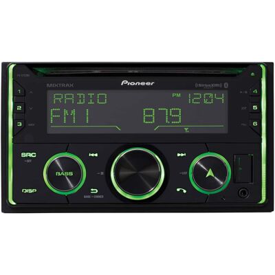 Pioneer - FH-S722BS 2-DIN CD Car Stereo Head Unit, LCD, Smart Sync Compatibility - Black Pioneer - FH-S722BS 2-DIN CD Car Stereo Head Unit, LCD, Smart Sync Compatibility - Black