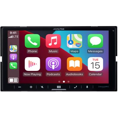 Alpine - 6.75" Wireless Android Auto and Apple CarPlay Bluetooth Digital Media Receiver - Black Alpine - 6.75" Wireless Android Auto and Apple CarPlay Bluetooth Digital Media Receiver - Black