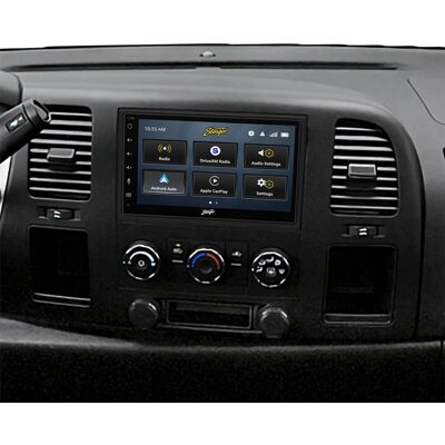 Stinger - 6.8" Android Auto/Apple CarPlay Bluetooth Digital Media Receiver for 2007-2013 Chevrolet Silverado and GMC Sierra Trucks - Black Stinger - 6.8" Android Auto/Apple CarPlay Bluetooth Digital Media Receiver for 2007-2013 Chevrolet Silverado and GMC Sierra Trucks - Black