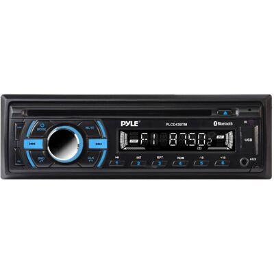 PylePro - Pyle PLCD43BTM Marine Single DIN Bluetooth In-Dash Detachable Face MP3 Stereo Receiver PylePro - Pyle PLCD43BTM Marine Single DIN Bluetooth In-Dash Detachable Face MP3 Stereo Receiver