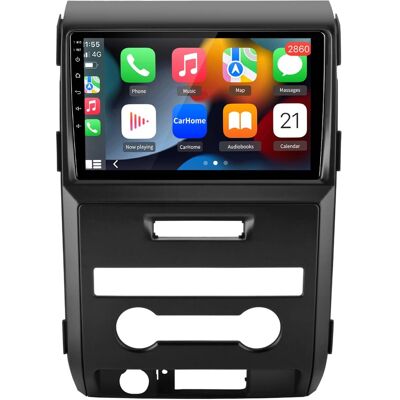 Junsun - For Ford F-150 F150 2009-2012 9 Inch 8 Core carplay Android 15 4+64GB Car Stereo Radio GPS Navi WIFI BT FM RDS DSP SWC - Black Junsun - For Ford F-150 F150 2009-2012 9 Inch 8 Core carplay Android 15 4+64GB Car Stereo Radio GPS Navi WIFI BT FM RDS DSP SWC - Black