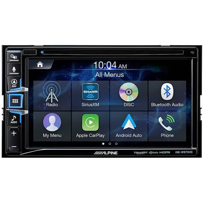 Alpine - 6.5" - Android Auto/Apple CarPlay - Built-in Navigation - Bluetooth - In-Dash CD/DVD/DM Receiver - Black Alpine - 6.5" - Android Auto/Apple CarPlay - Built-in Navigation - Bluetooth - In-Dash CD/DVD/DM Receiver - Black
