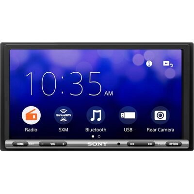 Sony - 6.95" Android Auto and Apple CarPlay Bluetooth Digital Media Receiver - Black Sony - 6.95" Android Auto and Apple CarPlay Bluetooth Digital Media Receiver - Black