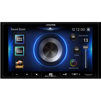 Alpine - 6.75" Android Auto and Apple CarPlay Bluetooth Digital Media Receiver - Black Alpine - 6.75" Android Auto and Apple CarPlay Bluetooth Digital Media Receiver - Black