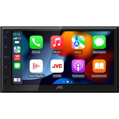 JVC - 6.8" Android Auto and Apple CarPlay Bluetooth Digital Media (DM) Receiver with Rear Camera input - Black JVC - 6.8" Android Auto and Apple CarPlay Bluetooth Digital Media (DM) Receiver with Rear Camera input - Black
