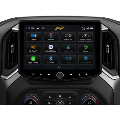 Stinger - 10.1" Android Auto/Apple CarPlay Bluetooth Digital Media Receiver for 2019-2023 Chevrolet Silverado/GMC Sierra Vehicles - Black Stinger - 10.1" Android Auto/Apple CarPlay Bluetooth Digital Media Receiver for 2019-2023 Chevrolet Silverado/GMC Sierra Vehicles - Black
