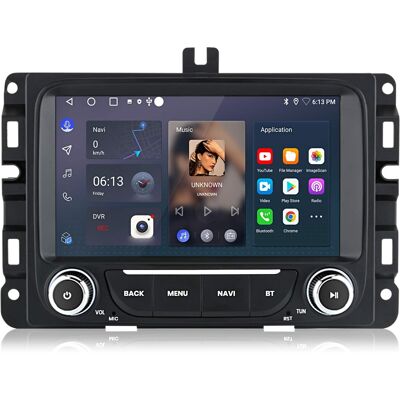 Junsun - 7 Inch carplay 2+64GB Android 14 For Dodge Ram 1500 2500 3500 2017-2019 Car Stereo Radio GPS Navi WIFI RDS SWC BT FM - Black Junsun - 7 Inch carplay 2+64GB Android 14 For Dodge Ram 1500 2500 3500 2017-2019 Car Stereo Radio GPS Navi WIFI RDS SWC BT FM - Black