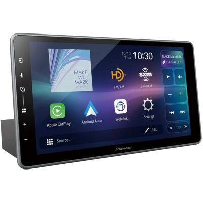 9.0" Apple CarPlay/Android Auto HD Radio Bluetooth Digital Media (DM) Receiver with Amazon Alexa via Pioneer Vozsis - Black 9.0" Apple CarPlay/Android Auto HD Radio Bluetooth Digital Media (DM) Receiver with Amazon Alexa via Pioneer Vozsis - Black
