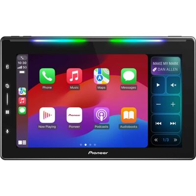 Pioneer - DMH-WT6000NEX 10.1" Floating HD Digital Media Receiver - Wireless CarPlay, Android Auto & Luminous Bar - Black Pioneer - DMH-WT6000NEX 10.1" Floating HD Digital Media Receiver - Wireless CarPlay, Android Auto & Luminous Bar - Black