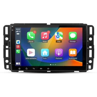 Junsun - For GMC Chevy Chevrolet 2+64GB 8 Inch carplay Android 15 Car Stereo Radio GPS Navi WIFI RDS SWC FM BT - Black Junsun - For GMC Chevy Chevrolet 2+64GB 8 Inch carplay Android 15 Car Stereo Radio GPS Navi WIFI RDS SWC FM BT - Black