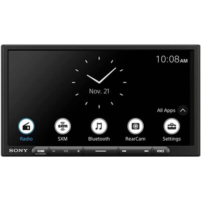 Sony - XAVAX6000 Car Audio 6.95 Inch Media Receiver with CarPlay and Android Auto - Black Sony - XAVAX6000 Car Audio 6.95 Inch Media Receiver with CarPlay and Android Auto - Black