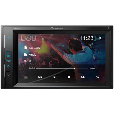 Pioneer - 6.2" Bluetooth Digital Media (DM) Receiver - Black Pioneer - 6.2" Bluetooth Digital Media (DM) Receiver - Black