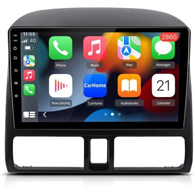 Junsun - For Honda CRV 2001-2006 9" carplay 8 Core Android 15 4+64GB Car Stereo Radio GPS Navi WIFI RDS SWC BT FM - Black Junsun - For Honda CRV 2001-2006 9" carplay 8 Core Android 15 4+64GB Car Stereo Radio GPS Navi WIFI RDS SWC BT FM - Black