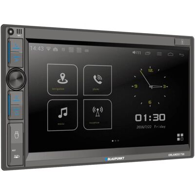 Blaupunkt - Orlando 750 6.9" Touchscreen Double DIN Bluetooth AM/FM Receiver Blaupunkt - Orlando 750 6.9" Touchscreen Double DIN Bluetooth AM/FM Receiver