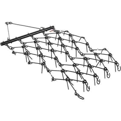 VEVOR - Drag Harrow, 4 ft x 5.6 ft Durable Chain Harrow with 80 Sharp Teeth, Suitable for ATV UTV Tractor - Black VEVOR - Drag Harrow, 4 ft x 5.6 ft Durable Chain Harrow with 80 Sharp Teeth, Suitable for ATV UTV Tractor - Black