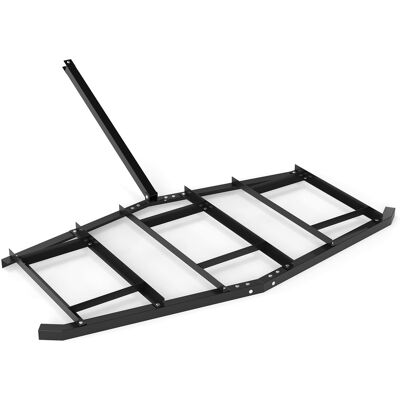 Gymax - 84'' Wide Driveway Drag Tow-Behind Leveling Rake w/Reinforced Bars for ATV/UTV - Black Gymax - 84'' Wide Driveway Drag Tow-Behind Leveling Rake w/Reinforced Bars for ATV/UTV - Black