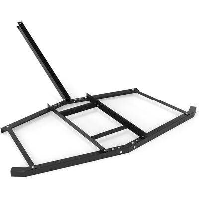 Gymax - 66'' Wide Driveway Drag Tow-Behind Leveling Rake w/Reinforced Bars for ATV/UTV - Black Gymax - 66'' Wide Driveway Drag Tow-Behind Leveling Rake w/Reinforced Bars for ATV/UTV - Black