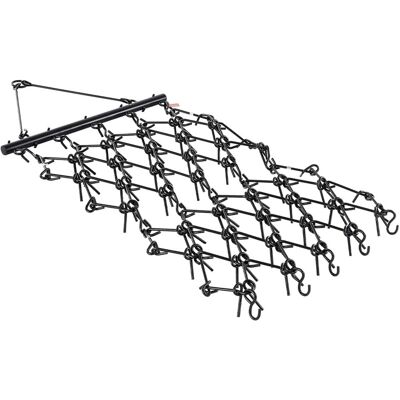 VEVOR - Drag Harrow, 4 x 4 ft Durable Chain Harrow with 69 Sharp Teeth, Suitable for ATV UTV Tractor, Ideal for Soil Preparation - Black VEVOR - Drag Harrow, 4 x 4 ft Durable Chain Harrow with 69 Sharp Teeth, Suitable for ATV UTV Tractor, Ideal for Soil Preparation - Black