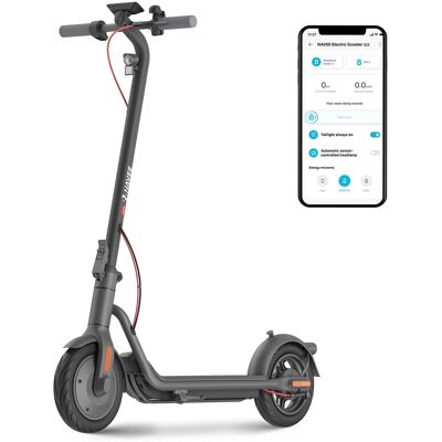 NAVEE - V25 Electric Scooter for Adults, 15.5 Miles Max Range, 19 MPH Max Speed, 600W Motor, 10" Pneumatic Tires - Black NAVEE - V25 Electric Scooter for Adults, 15.5 Miles Max Range, 19 MPH Max Speed, 600W Motor, 10" Pneumatic Tires - Black