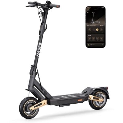 NAVEE - ST3 Electric Scooter w/37.3 miles Max Operating Range & 24.9 mph Max Speed - Black NAVEE - ST3 Electric Scooter w/37.3 miles Max Operating Range & 24.9 mph Max Speed - Black