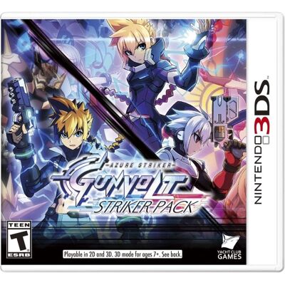 Yacht Club Games Azure Striker Gunvolt: Striker Pack - Nintendo 3DS Yacht Club Games Azure Striker Gunvolt: Striker Pack - Nintendo 3DS