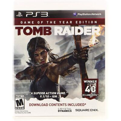 Square Enix Tomb Raider GOTY - PlayStation 3 - PlayStation 3 Square Enix Tomb Raider GOTY - PlayStation 3 - PlayStation 3