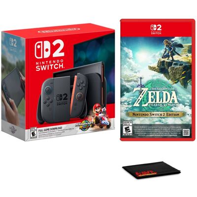 Nintendo Bundle - Switch 2 Console with Mario Kart World and The Legend of Zelda: Tears of the Kingdom Nintendo Bundle - Switch 2 Console with Mario Kart World and The Legend of Zelda: Tears of the Kingdom