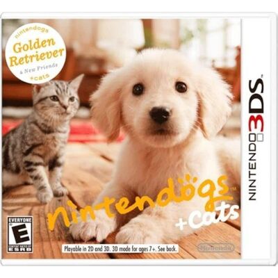 3DS Nintendogs + Cats: Golden Retriever & New Friends - World Edition - Nintendo 3DS 3DS Nintendogs + Cats: Golden Retriever & New Friends - World Edition - Nintendo 3DS
