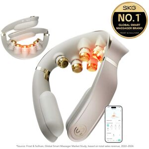 SKG - G7 Pro Fold 3.0 Neck Massager for Pain Relief Deep Tissue Vibration Cordless Travel Massager - Golden SKG - G7 Pro Fold 3.0 Neck Massager for Pain Relief Deep Tissue Vibration Cordless Travel Massager - Golden