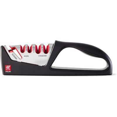 ZWILLING - Razor-Sharp 4-Stage Pull Through Knife Sharpener with Shear Sharpener - Multi ZWILLING - Razor-Sharp 4-Stage Pull Through Knife Sharpener with Shear Sharpener - Multi