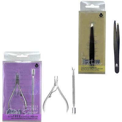 Pursonic - Precision Perfection Bundle: Slant Tip Tweezer + Salon-Grade Nail Care Kit - Multicolor Pursonic - Precision Perfection Bundle: Slant Tip Tweezer + Salon-Grade Nail Care Kit - Multicolor
