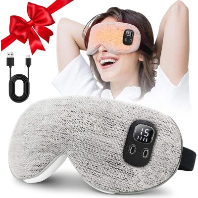 Core Tech - Cordless Rechargeable Heated Eye Mask with 4 Heat Levels, Adjustable Timer, Washable Cover for Dry Eyes & Sleep Relief - Gray Core Tech - Cordless Rechargeable Heated Eye Mask with 4 Heat Levels, Adjustable Timer, Washable Cover for Dry Eyes & Sleep Relief - Gray