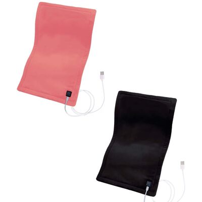 Pursonic - Comfort Duo: Extra Large Electric Heating Pads (Pink & Black) Pursonic - Comfort Duo: Extra Large Electric Heating Pads (Pink & Black)