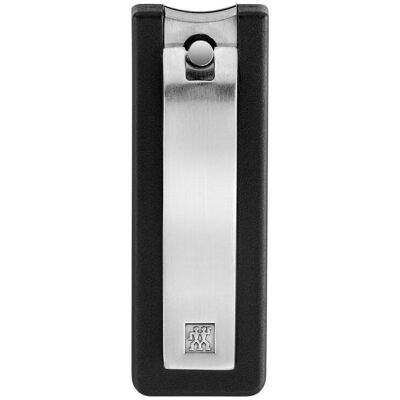 ZWILLING - Nail Clipper (with nail catch box, finger- and toenails, slightly curved cutting edge), Premium, Black, 2.5 in - Stainless Steel ZWILLING - Nail Clipper (with nail catch box, finger- and toenails, slightly curved cutting edge), Premium, Black, 2.5 in - Stainless Steel