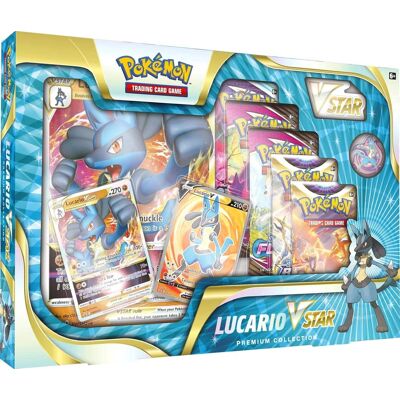 Pokémon - Pokemon TCG: Lucario VSTAR Premium Collection Pokémon - Pokemon TCG: Lucario VSTAR Premium Collection
