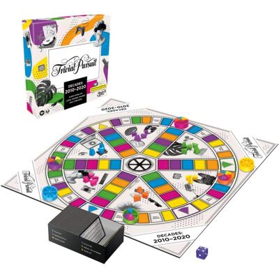 Hasbro - Trivial Pursuit Decades 2010 to 2020 Board Game - Multi-Colored Hasbro - Trivial Pursuit Decades 2010 to 2020 Board Game - Multi-Colored