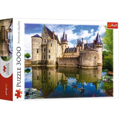 Trefl - Red 3000 Piece Puzzle - Castle in Sully-sur-Loire, France Trefl - Red 3000 Piece Puzzle - Castle in Sully-sur-Loire, France
