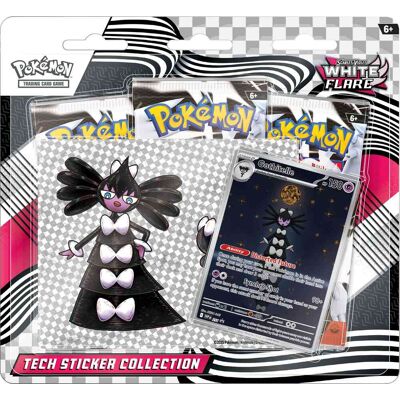 Pokémon - Trading Card Game: Scarlet & Violet White Flare Tech Sticker 3 Pack Pokémon - Trading Card Game: Scarlet & Violet White Flare Tech Sticker 3 Pack
