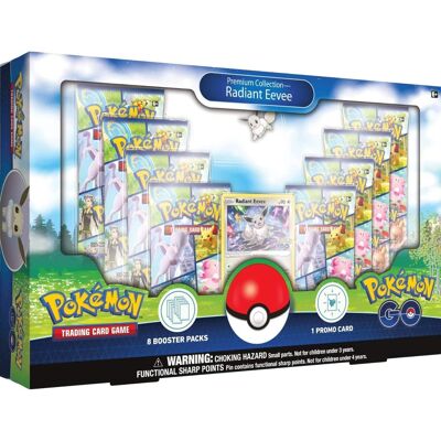 Pokémon - Pokemon TCG: Pokemon GO Premium Collection - Radiant Eevee Pokémon - Pokemon TCG: Pokemon GO Premium Collection - Radiant Eevee