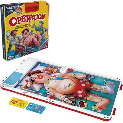 Hasbro - Operation - Classic Board Game - GAMES (MISC) - Multicolor Hasbro - Operation - Classic Board Game - GAMES (MISC) - Multicolor