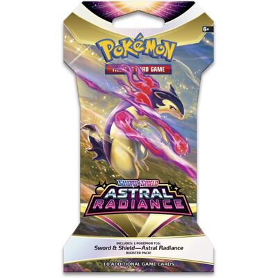Pokémon - Pokemon TCG: Sword & Shield - Astral Radiance Sleeved Booster Pack Pokémon - Pokemon TCG: Sword & Shield - Astral Radiance Sleeved Booster Pack