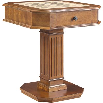 Anysun - Reversible Chess & Checker Game Table - Includes Game Tray - Walnut Anysun - Reversible Chess & Checker Game Table - Includes Game Tray - Walnut
