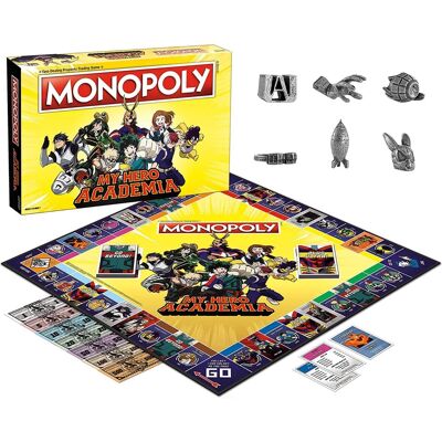 USAoploy - My Hero Academia Monopoly Board Game - Yellow USAoploy - My Hero Academia Monopoly Board Game - Yellow