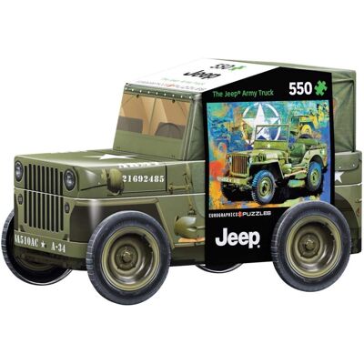 Eurographics - Military Jeep Jigsaw Puzzle Multicolored 550 pc Eurographics - Military Jeep Jigsaw Puzzle Multicolored 550 pc