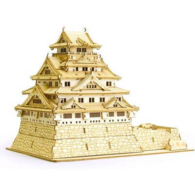 3D Puzzle - 3D DIY Puzzle: Osaka Castle wa-gu-mi - 233pcs 3D Puzzle - 3D DIY Puzzle: Osaka Castle wa-gu-mi - 233pcs