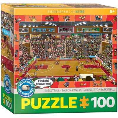 Eurographics - Spot & Find Basketball Puzzle, 100 Pieces Eurographics - Spot & Find Basketball Puzzle, 100 Pieces
